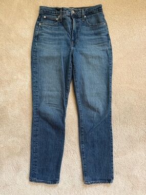 Madewell Straight-Leg The Perfect Vintage Midwash Women's Jeans 27